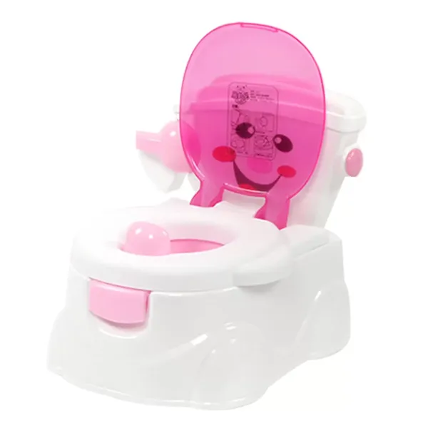 Kinder Töpfchen Potty Klo Rosa Toilettentrainer Baby WC Lerntöpfchen