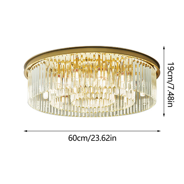 110-220V Kristallleuchte Deckenlampe Moderne Luxus Kronleuchter Deckenleuchte 8 * E14