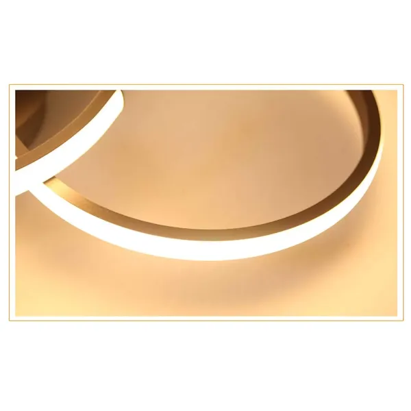 LED Moderne Deckenleuchte Stufenlos Dimmbare Herzform Design mit Fernbedienung Schlafzimmer Lampe