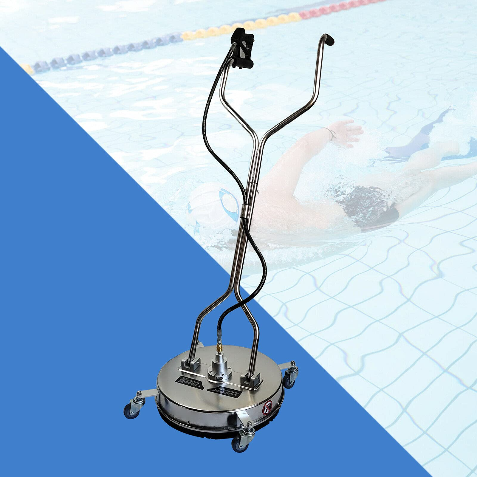 CNCEST Hochdruckreiniger 20 Zoll, Oberflächenreiniger, Flächenreiniger für Edelstahl, Boden 4000PSI 6.6 GPM CNCEST Hochdruckreiniger 20 Zoll, Oberflächenreiniger, Flächenreiniger für Edelstahl, Boden 4000PSI 6.6 GPM