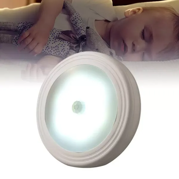 LED Nachtlicht mit Bewegungsmelder USB Wiederaufladbar für Flur, Treppe, Schlafzimmer, Schrank