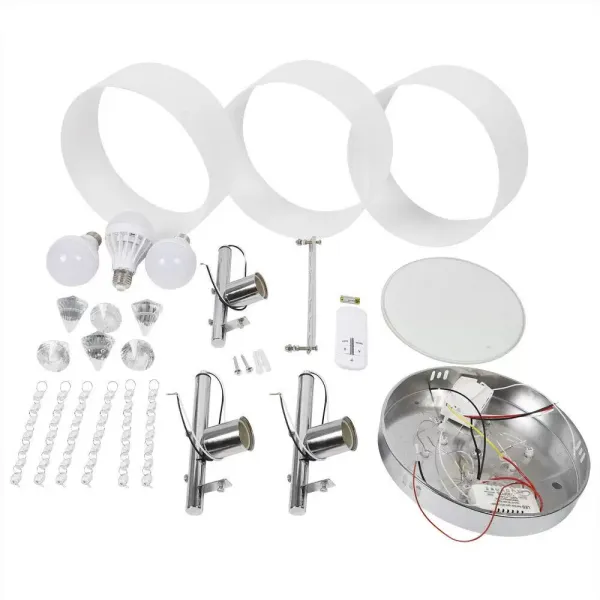 Kronleuchter Modern Modern Kristall Deckenlampe Hängeleuchte Kronleuchter 5 heads mit Fernbedienung