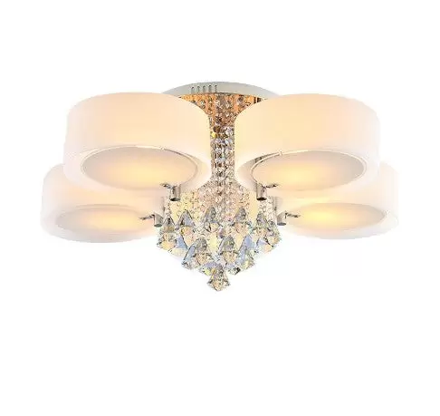Kronleuchter Modern Modern Kristall Deckenlampe Hängeleuchte Kronleuchter 5 heads mit Fernbedienung
