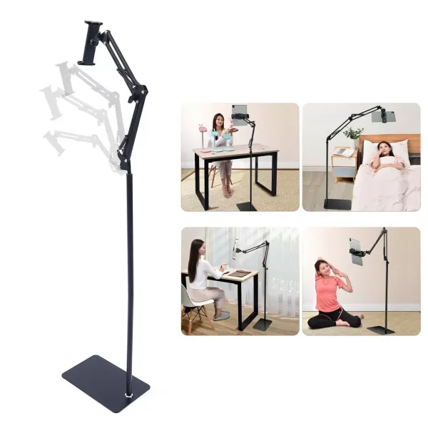 Verstellbarer Tablet Handy Ständer 360° Bodenständer 4-17cm Verstellbarer Tablet Handy Ständer 360° Bodenständer 4-17cm