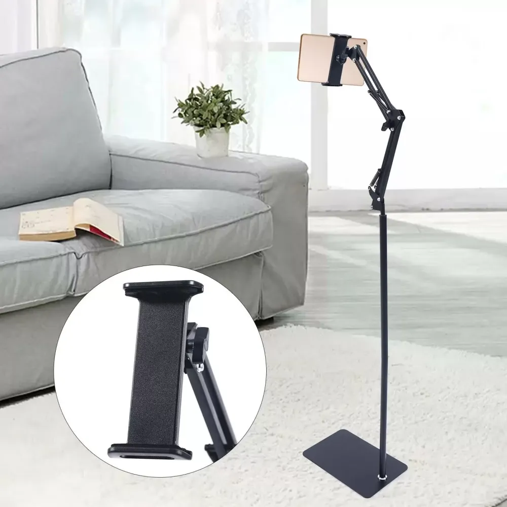 Verstellbarer Tablet Handy Ständer 360° Bodenständer 4-17cm