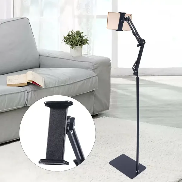 Verstellbarer Tablet Handy Ständer 360° Bodenständer 4-17cm Verstellbarer Tablet Handy Ständer 360° Bodenständer 4-17cm