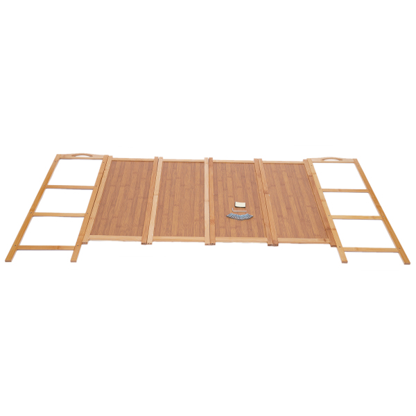 Schuhablage mit 4 Ebenen, Offene Schuhablage, Schuhablage für Eingangsbereich, Flur und etc., 70*25*67cm, Farbe Holz