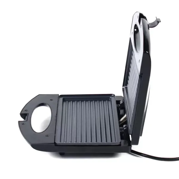 600-750W Doppelseitiger Kontaktgrill Tisch Elektro Grill Steakmaschine Heizmaschine
