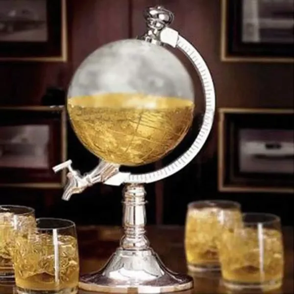 Bierzapfanlage Getränkespender Globe Wine Dispenser Glas Dekanter Weinspender Liquor Scotch Wine