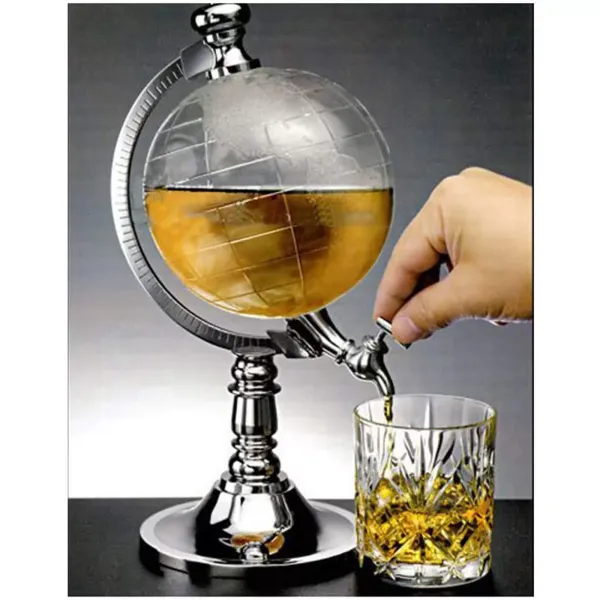 Bierzapfanlage Getränkespender Globe Wine Dispenser Glas Dekanter Weinspender Liquor Scotch Wine
