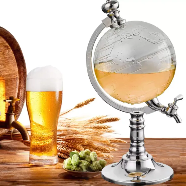 Bierzapfanlage Getränkespender Globe Wine Dispenser Glas Dekanter Weinspender Liquor Scotch Wine