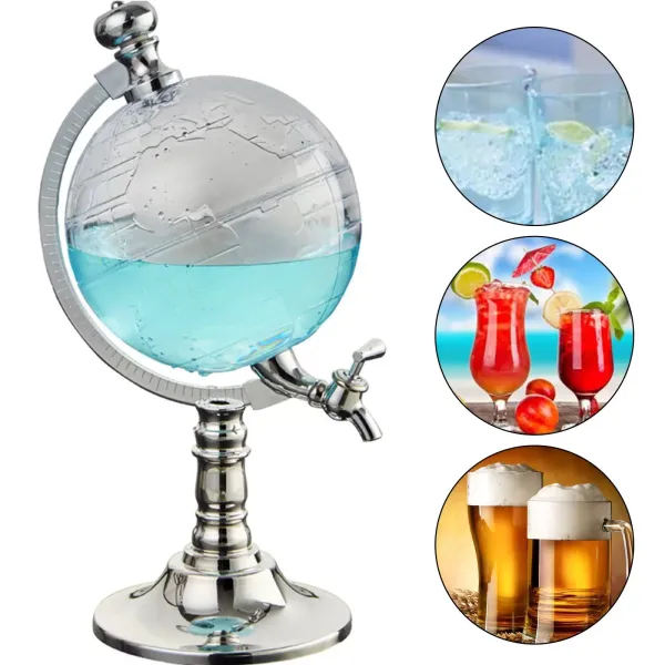 Bierzapfanlage Getränkespender Globe Wine Dispenser Glas Dekanter Weinspender Liquor Scotch Wine