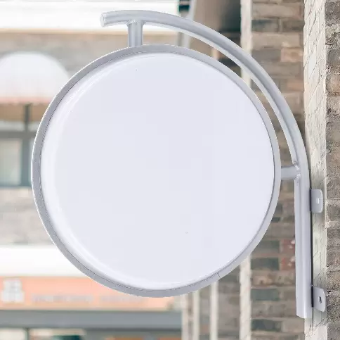 LED Werbelichtbox Rund Doppelseitig Leuchtkasten Leuchtschild Leuchtwerbung