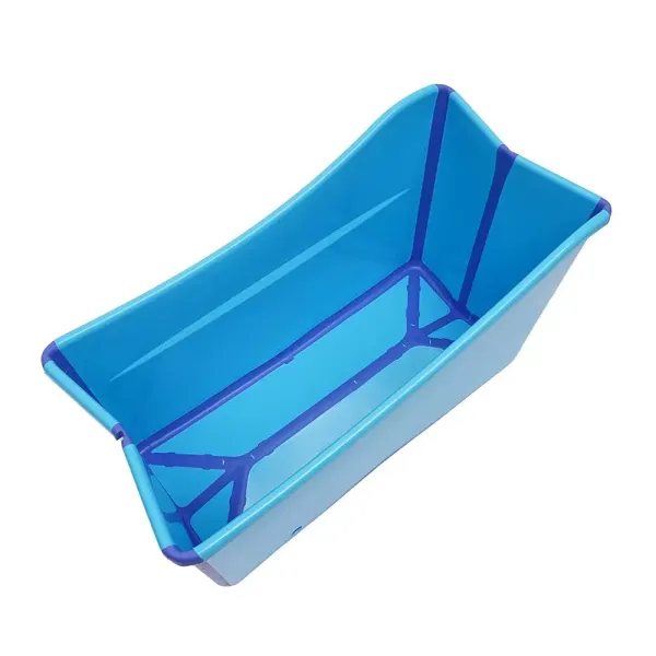 Faltbare Badewanne Erwachsene, Klappbadewanne Erwachsene 39,37 Zoll Mobile Tragbares Faltbadeimer Set