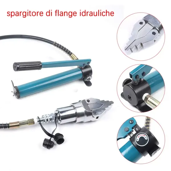 8T Manuelle Hydraulische Presszange Flansch Spreader Trenner Pumpe Geteilter Flanschspreizer Hydraulik Spreizer