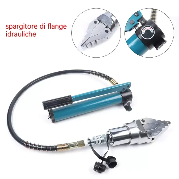 8T Manuelle Hydraulische Presszange Flansch Spreader Trenner Pumpe Geteilter Flanschspreizer Hydraulik Spreizer