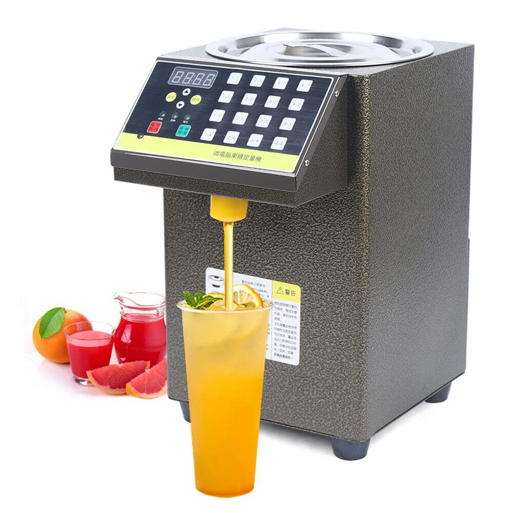 8.5L Automatischer Fruktosespender Bubble Tea Equipment Fructose Quantitative Machine Cafeteria Aid