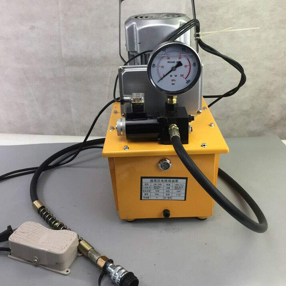 750W 220V Hydraulikpumpe Elektrisch Einfachwirkende Magnetsteuerung Durchflussrate 0,6-5 l/Min