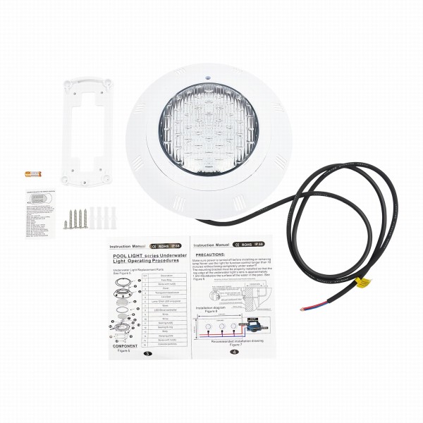 36W LED Strahler Poollicht RGB Pool Schwimmbad Beleuchtung Unterwasser mit Fernbedienung 12V