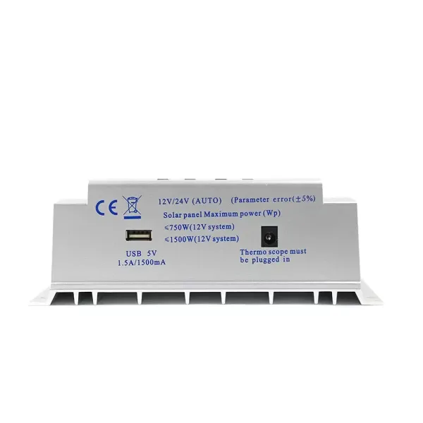 Hocheffizienter Photovoltaik-Solarladeregler 12/24V, LCD-Display, MPPT kompatibel für Generatorsteuerung(60A) Hocheffizienter Photovoltaik-Solarladeregler 12/24V, LCD-Display, MPPT kompatibel für Generatorsteuerung(60A)