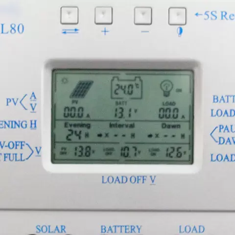 80A MPPT Solarpanel 12V 24V Auto Switch Stromerzeugungssystem Solarpanel-Laderegler