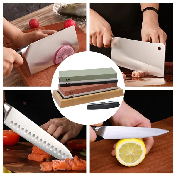 400/1000 3.000/8.000 Körnung Messerschleifset für Küche Messer 400/1000 3.000/8.000 Körnung Messerschleifset für Küche Messer