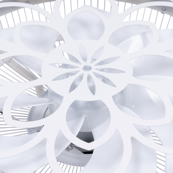 Quadratischer Beleuchtungsventilator LED-Licht mit Fernbedienung verstellbarer Ventilator Deckenleuchte