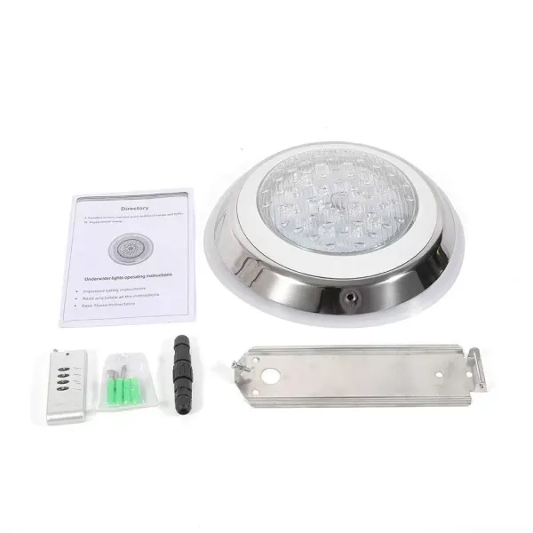LED Poolbeleuchtung Unterwasser 54W RGB Mit Fernbedienung Poolbeleuchtung Wasserdicht