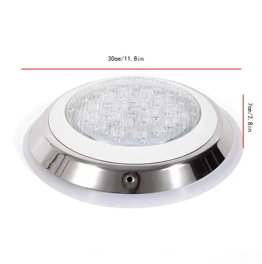 LED Poolbeleuchtung Unterwasser 54W RGB Mit Fernbedienung Poolbeleuchtung Wasserdicht