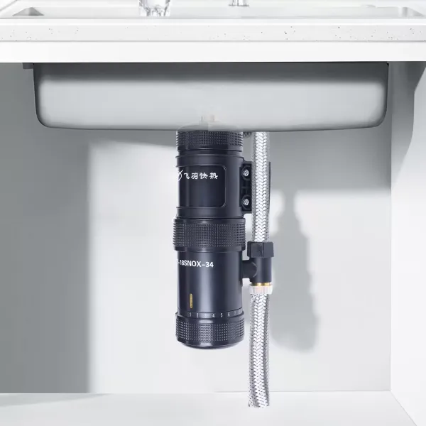 Untertisch Tankless Warmwasserbereiter 3400W 10 * 23 * 6,8 cm Instant Mini Hot Water System IPX4