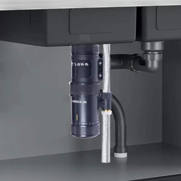 Untertisch Tankless Warmwasserbereiter 3400W 10 * 23 * 6,8 cm Instant Mini Hot Water System IPX4