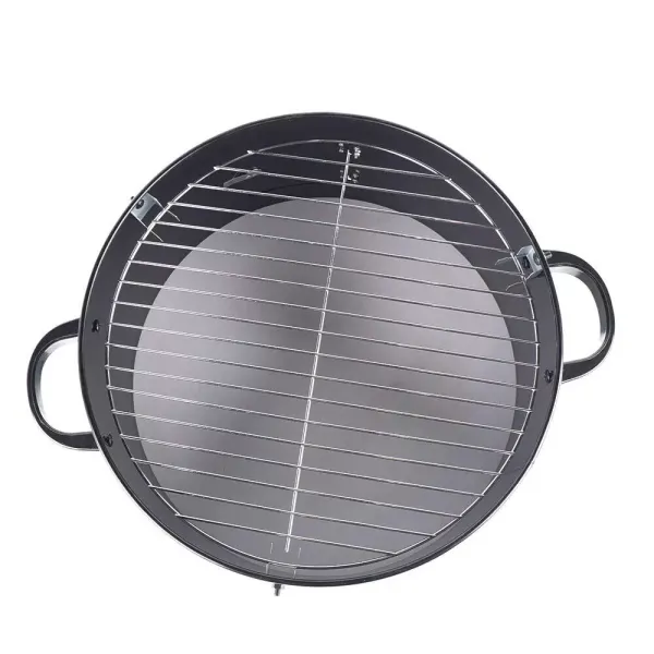 Multifunktionaler Räuchergrill 3in1 Geräucherter Grill Doppelschicht BBQ Holzkohlegrill w/Thermometer