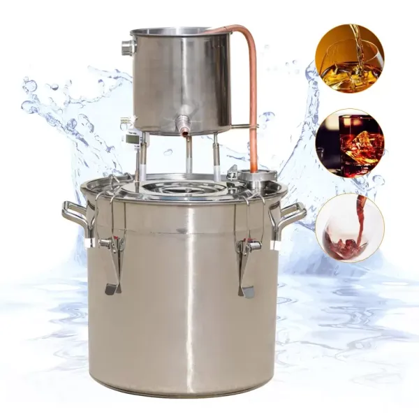 12L Destilliergerät Edelstahl Destillieranlage Destille Alkohol WeinDestille Distiller