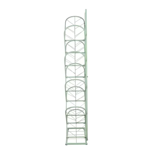 Bücherregal 9 Ebenen Standregal Metall Baumform CD Regal Eines Offenen Kubikschranks Raumteiler