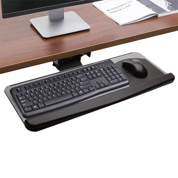 Schreibtisch Tastaturablage Untertischhalterung Halterung Laptop Ständer Ergonomisch Riser
