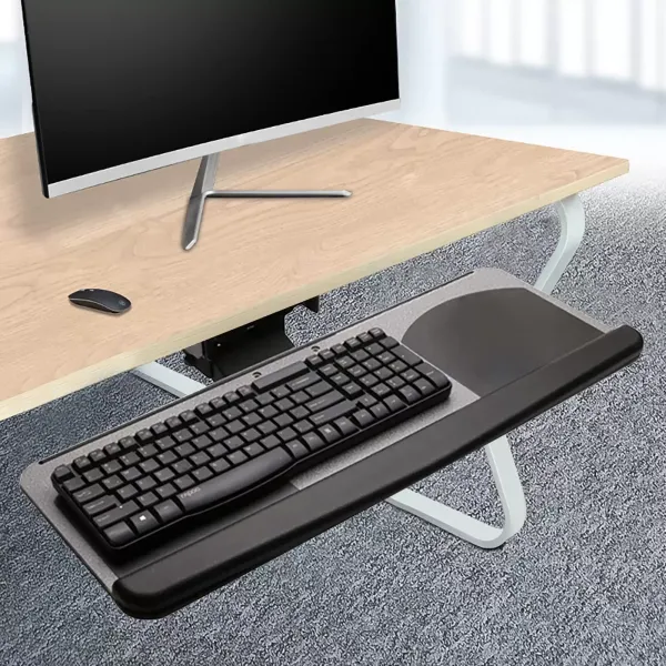 Schreibtisch Tastaturablage Untertischhalterung Halterung Laptop Ständer Ergonomisch Riser Schreibtisch Tastaturablage Untertischhalterung Halterung Laptop Ständer Ergonomisch Riser