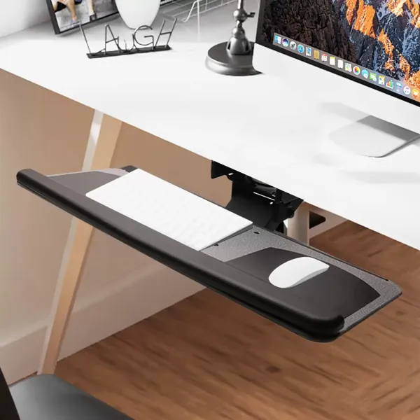 Schreibtisch Tastaturablage Untertischhalterung Halterung Laptop Ständer Ergonomisch Riser