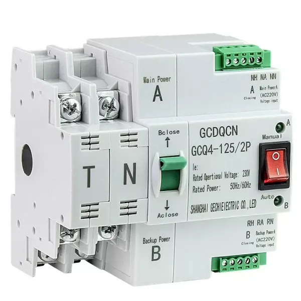 220V Dual Power Automatischer Transferschalter Transferschalter PC-Ebene MINI Umschalter 63A 2P 220V Dual Power Automatischer Transferschalter Transferschalter PC-Ebene MINI Umschalter 63A 2P