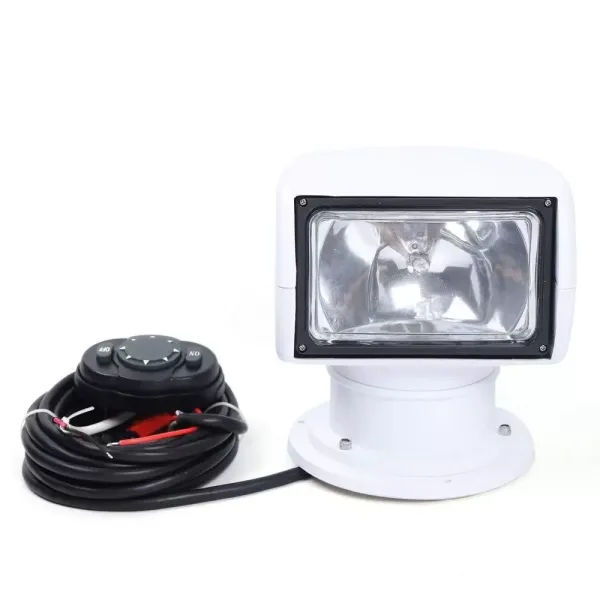 Bootsscheinwerfer Arbeitslampe Suchlicht 360 ° Drehbar Fernbedienung Projektor Mehrwinkel- und Fern Beleuchtung.