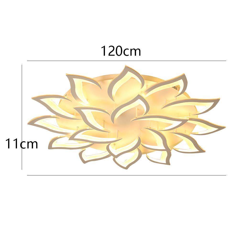 Moderne LED Blumen Deckenleuchten Acryl Heimleuchterlampe Dimmbar Deckenlampe