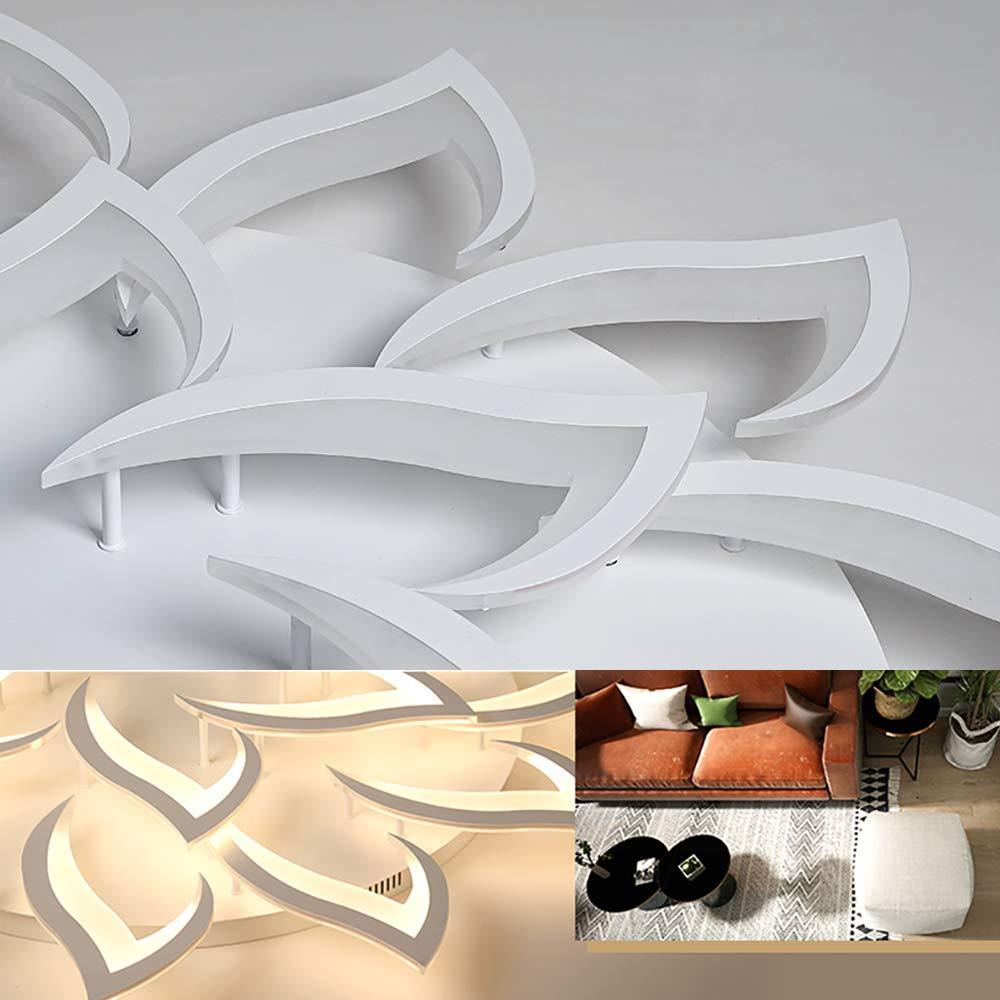 Moderne LED Blumen Deckenleuchten Acryl Heimleuchterlampe Dimmbar Deckenlampe