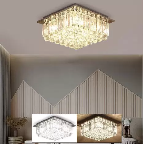 Regentropfen Deckenlampe Wohnzimmer Deckenlampe Dimmbar Leuchte LED Pendelleucht