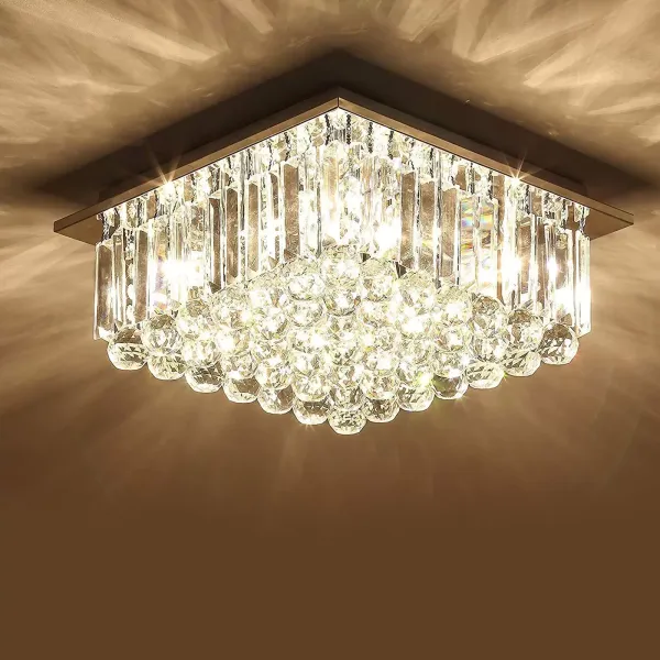 Regentropfen Deckenlampe Wohnzimmer  Deckenlampe Dimmbar Leuchte LED Pendelleucht