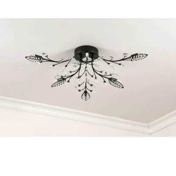 Deckenlampe 6 flammig LED Deckenleuchte Kronleuchter