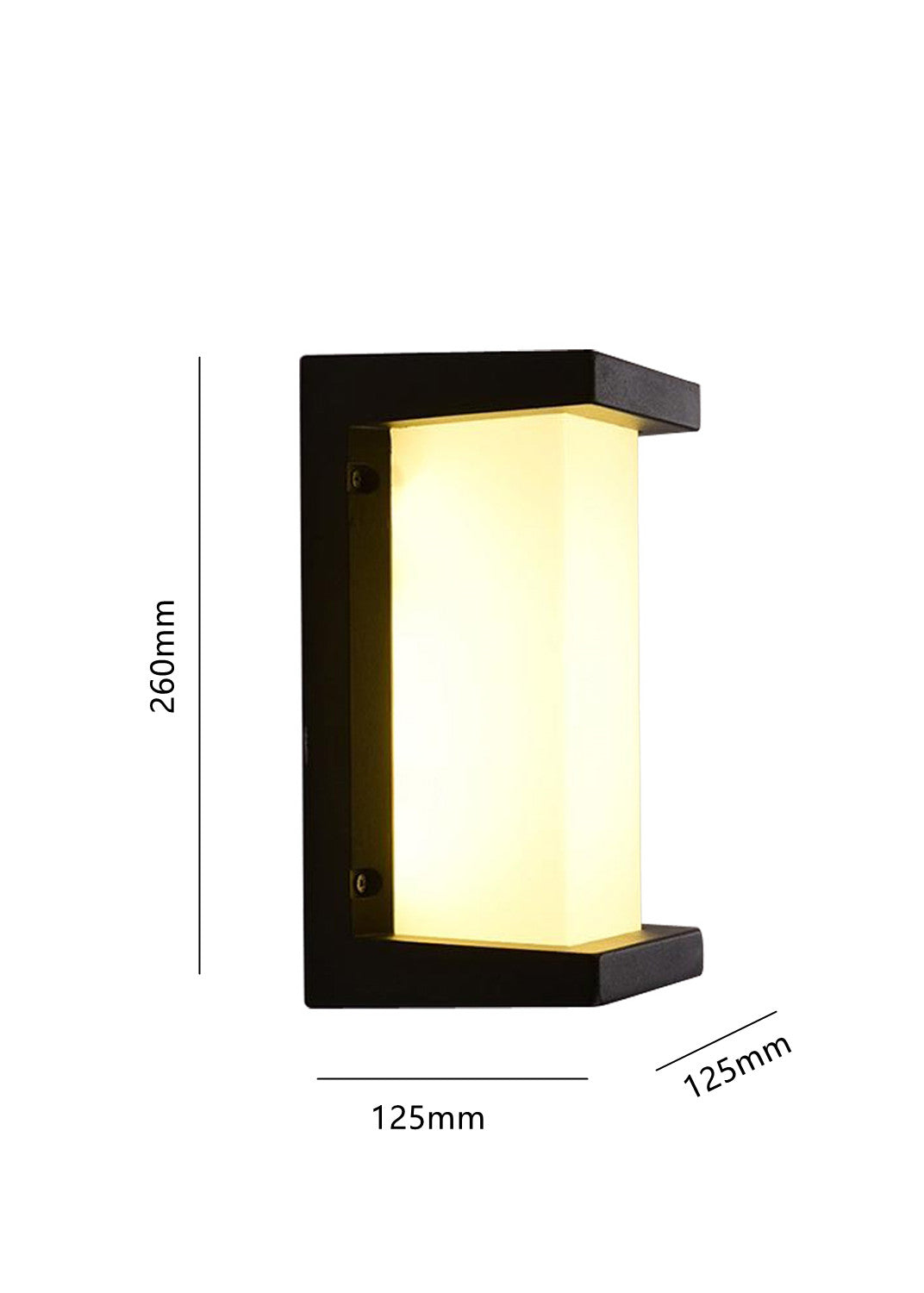 18W Modern LED Wandleuchte Aluminium Wasserdicht Wandleuchten