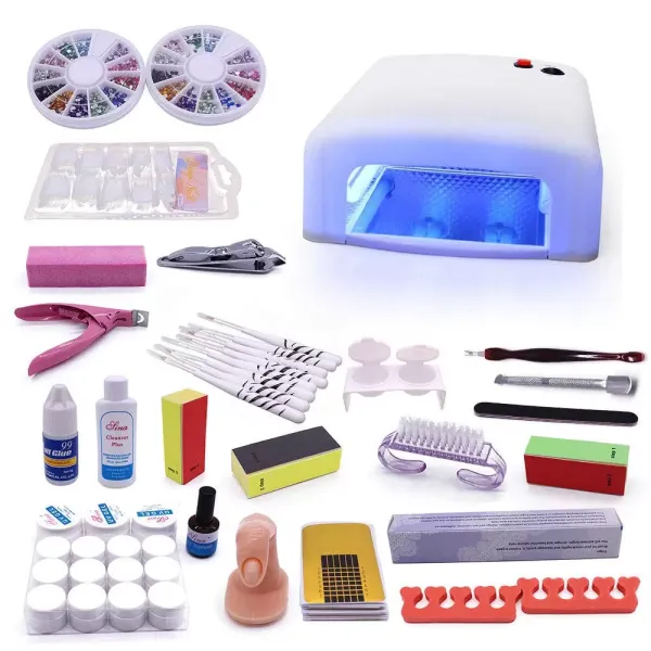 Nagelstudio Starterset Gel set UV GELE 36W UV Lampe Farbgele Nagelset Maniküre