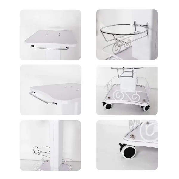 Schönheit Kosmetikwagen Rollwagen Trolley Salon Gerätetisch mit Rollen Beauty Gerätewagen