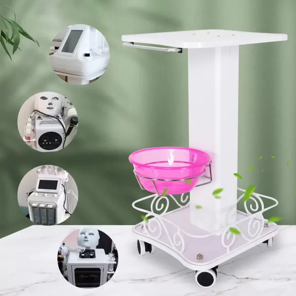 Schönheit Kosmetikwagen Rollwagen Trolley Salon Gerätetisch mit Rollen Beauty Gerätewagen