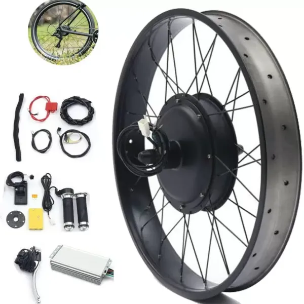 E-Bike Umbausatz Hinterrad Elektro-Fahrrad Satz 26 Zoll 48V Elektrofahrrad Ebike Motor 1500W E-Bike Umbausatz Hinterrad Elektro-Fahrrad Satz 26 Zoll 48V Elektrofahrrad Ebike Motor 1500W