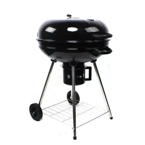 Kugelgrill Ø 58 cm BBQ Grill Holzkohle mit Thermometer Holzkohlegrill Rundgrill